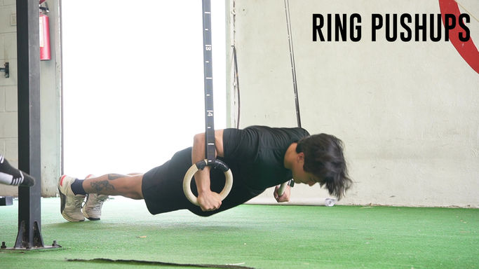 Ring Pushups
